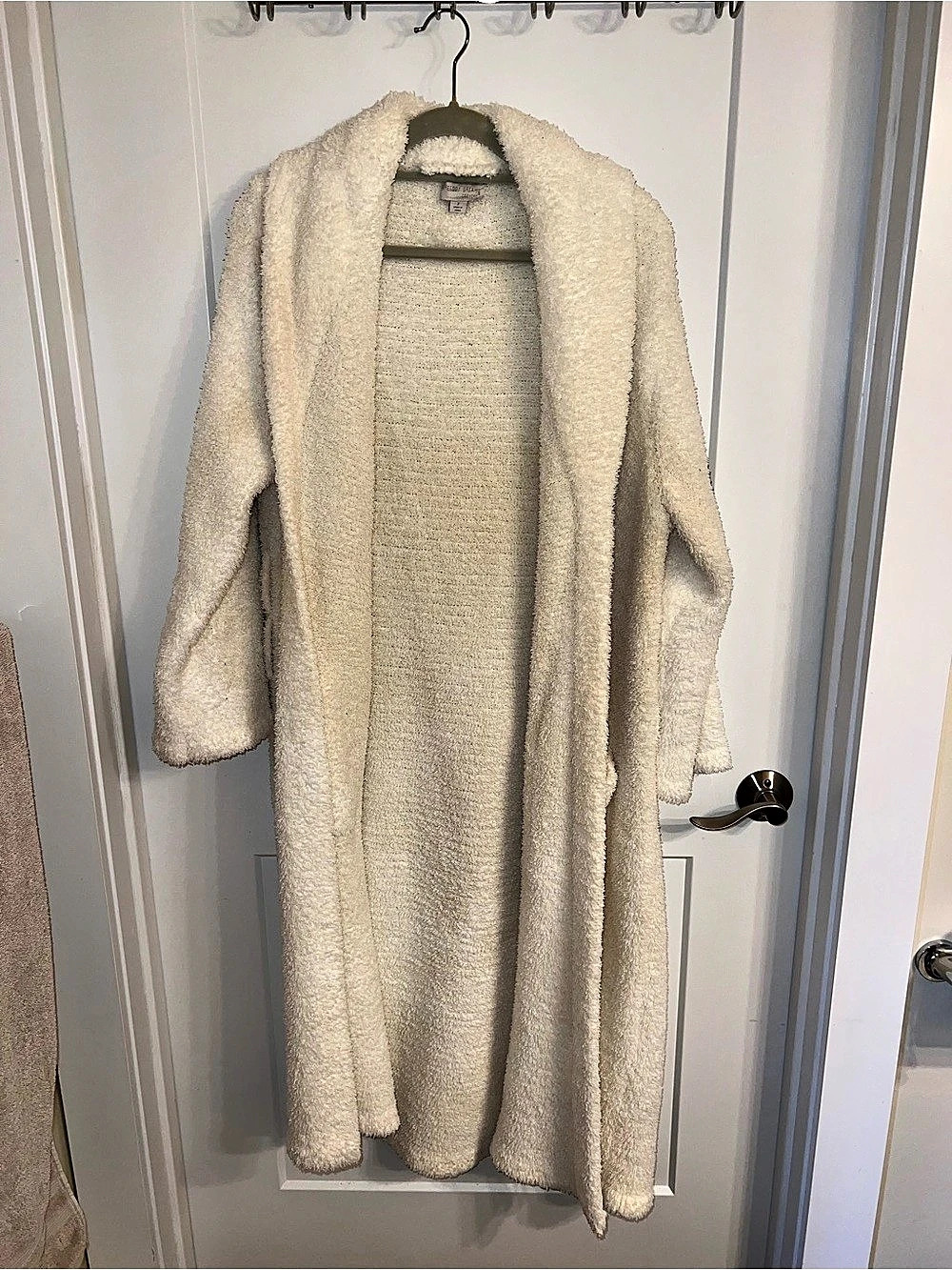 Barefoot Dreams CozyChic Adult Solid Robe, Pearl, Size 2